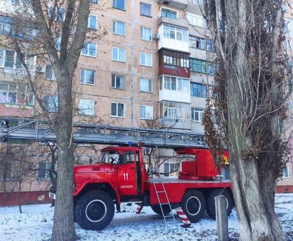 В горящей квартире на 6-го Декабря спасатели обнаружили тело 49-летнего александрийца