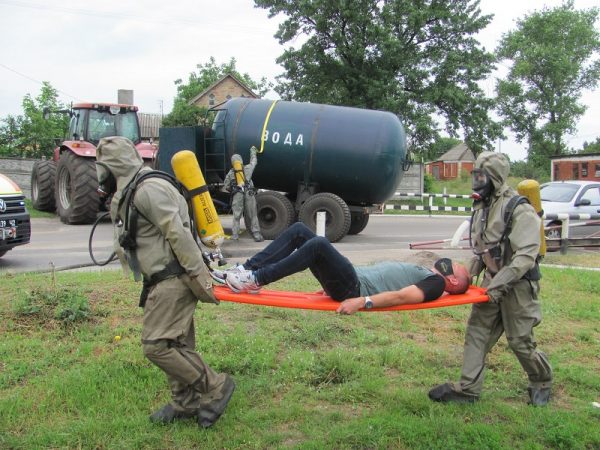 В Александрийском районе состоялись учения по ликвидации последствий аварии на железной дороге (ФОТО)