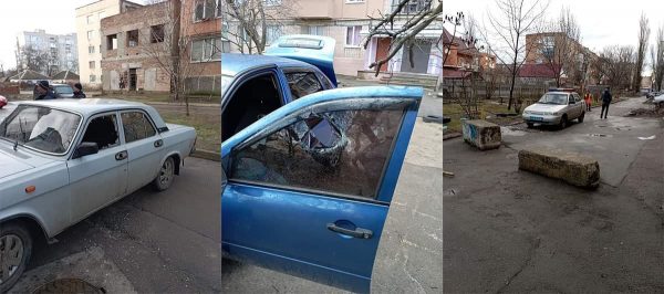 В Александрии побили окна в припаркованных на ночь авто