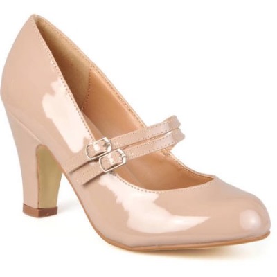 Journee Collection Womens Mary Jane Faux Leather Pump Review