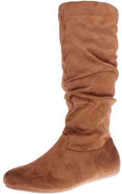 Enimay Женские зимние высокие сапоги средней длины Slouchy Flat Casual Dress Boot Обзор