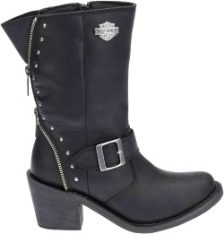 Harley-Davidson Women's Rosanne 8-Inch Waterproof Black Motorcycle Boot Обзор