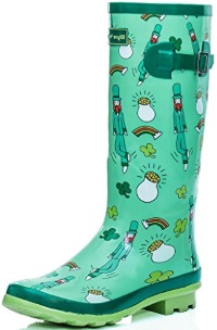 SPYLOVEBUY KARLIE Flat Festival Wellies Wellington Knee High Rain Boot Обзор