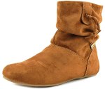 Bearpaw Amber Women Round Toe Canvas Brown Ankle Boot