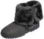 Beverly Rock Womens Faux Suede Fur Lined Pom Pom Boot Thumb