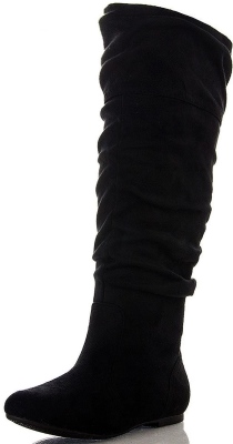 Room Of Fashion Women's Soft Vegan Slouchy High Boot Обзор