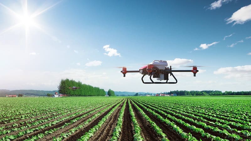 Обприскування полів дронами: Майбутнє сільського господарства